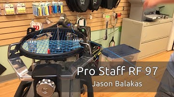 Time Lapse: How to String a Wilson Pro Staff RF 97 Tennis Racquet
