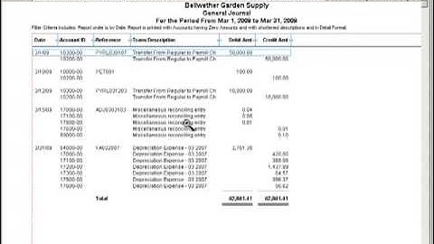 General Ledger Reports Tutorial - Sage Peachtree: Basics for New Users