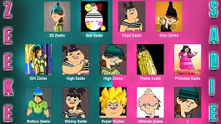 Total Drama Island The Greatest Battle Continues - Sadie Vs Ezekiel