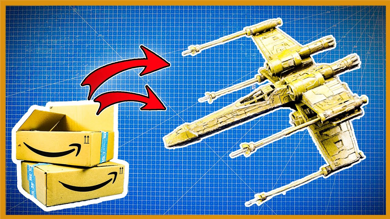 How To Make An X-Wing Out Of Cardboard