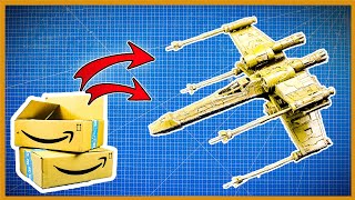 cardboard wing wars star props