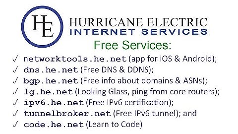 How to config domain use dns.he.net service