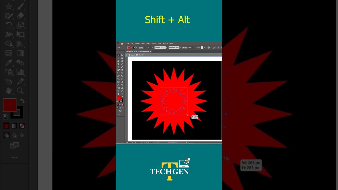 Flower Design using Illustrator Blend Tool - Techgen YouTube 
