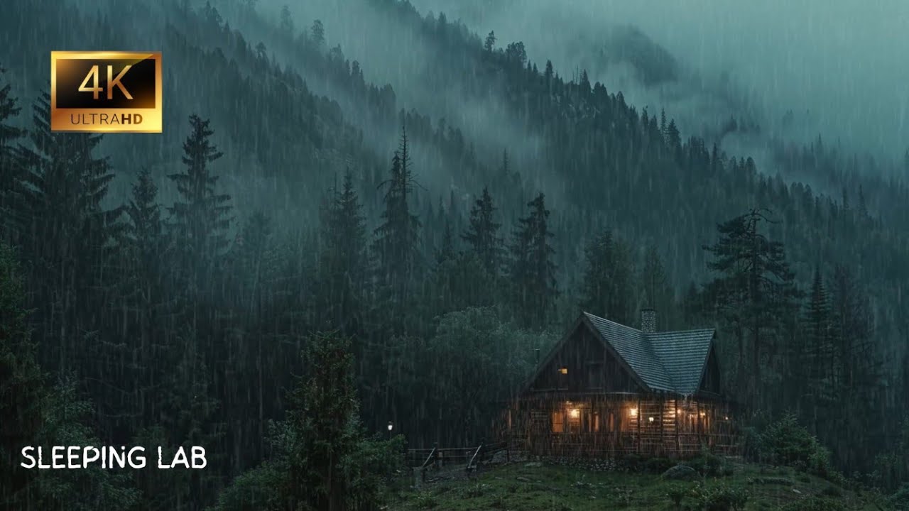 Cozy Rain Sounds + Healing Music 🌧️ Fall Asleep Fast, Reduce Anxiety | 3.5 Hours