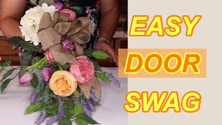 Making A Door Swag  / Door Swag How To
