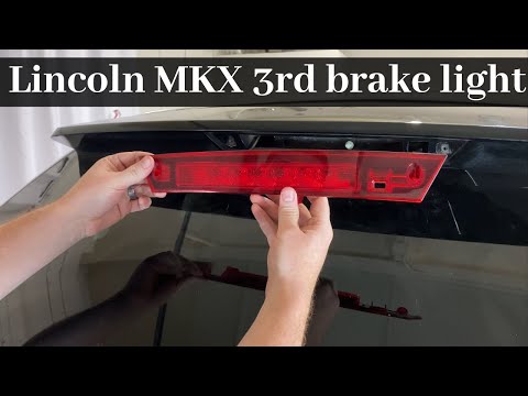 How To Change 2007 – 2011 Lincoln MKX 3rd Brake Light – Remove Replace High Mount Third Replacement