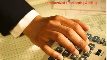 Computerized Billing and Timekeeping