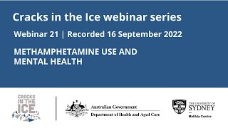 Methamphetamine use and mental health webinar