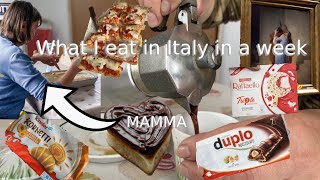 What I eat in a week in ITALY PART 1 ( What my MAMMA cooks for me )