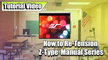 How To Re Tension the Z-Type Manual Series