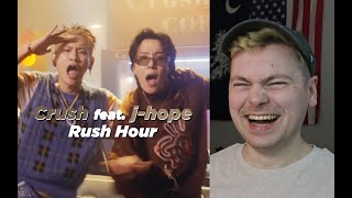 WHIPPIN' AROUND (Crush (크러쉬) - 'Rush Hour (Feat. j-hope of BTS)' MV Reaction)