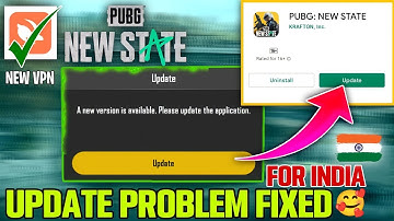 PUBG NEW STATE UPDATE PROBLEM FIX | HOW TO BYPASS THE UPDATE | WORKING ON ANY DEVICE 100% SOLUTION