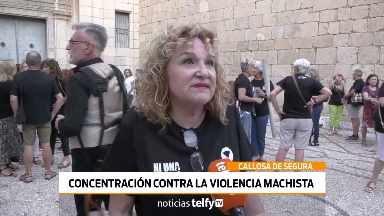 Concentración contra la violencia machista en Callosa de Segura