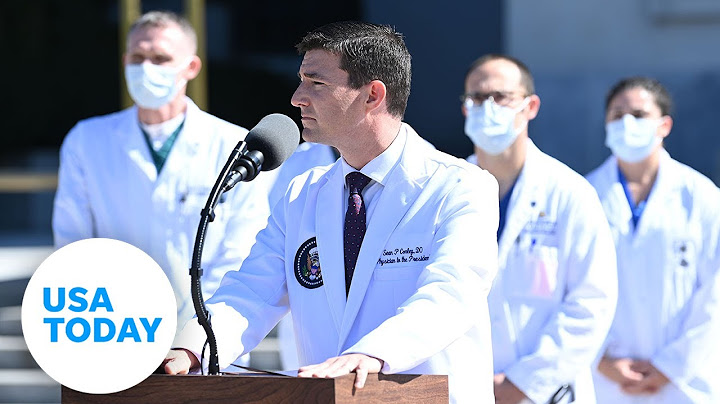 Dr. Conley gives an update on President Trump's condition | USA TODAY