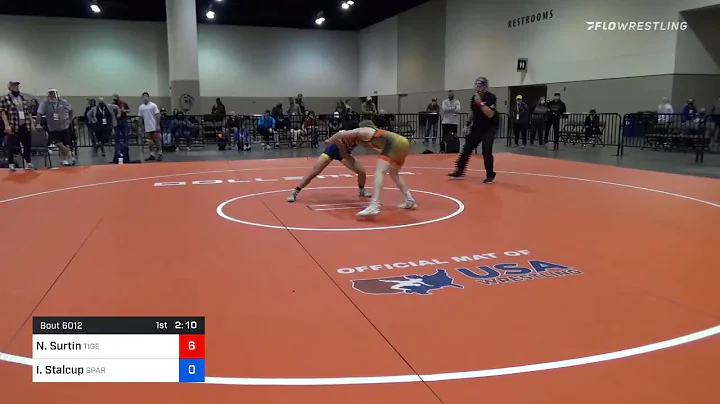 57 Lbs Prelims Noah Surtin Tiger Style Wrestling Club Vs Isaac Stalcup Spartan Mat Club