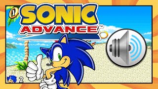 Sonic Advance - All Sound Effects