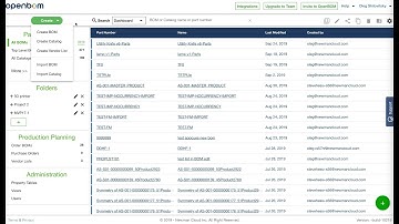 PREVIEW: New OpenBOM Dashboard
