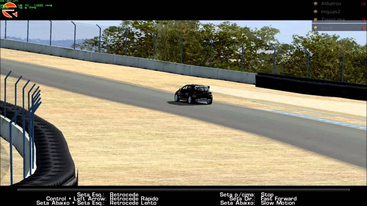 Rfactor Renault clio 2013 @ laguna seca