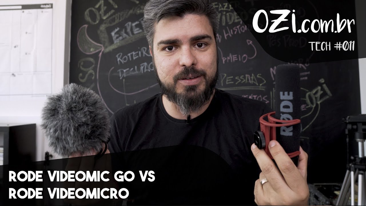 🔴 COMPARATIVO RODE VIDEOMIC GO VS RODE VIDEOMICRO OZI TECH 011 YouTube