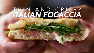 Authentic Italian Focaccia (No Knead)