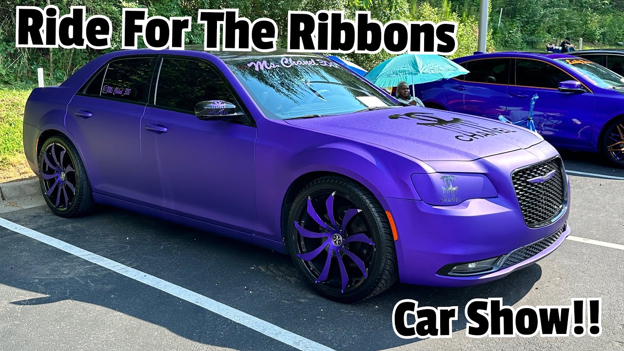 Show Your Ride For The Ribbons Car Show in Duluth, Ga #carshow - YouTube