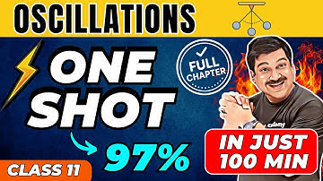 OSCILLATIONS One Shot 🔥 | Chapter 13 Class 11 Physics | Full Chapter, Concepts & Numericals