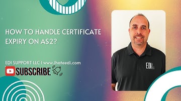 How to Handle an AS2 Certificate Expiry in EDI? #ediconsultants #ediserviceprovider