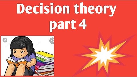 Decision theory /decision making under risk /EVPI METHOD /SOLVED PROBLEM /PART 4