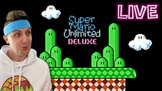 My First ROM Hack! Super Mario Unlimited Deluxe (Live)