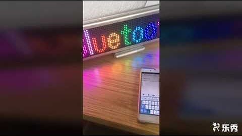 P4.75-16x64RGB full color Bluetooth app to update displaying letter and digits