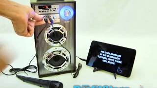 Φορητό Ηχοσύστημα USB/SD Καραόκε Mp3 Ηχείο