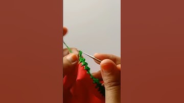 How to crochet dupatta lace #crochet #shorts #viral