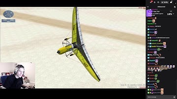 xQc plays Microsoft Flight Simulator X (with chat)