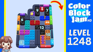 Color Block Jam Level 1248 Solution Walkthrough