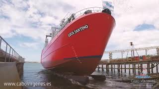 Launching of Luca Santino fishing vessel