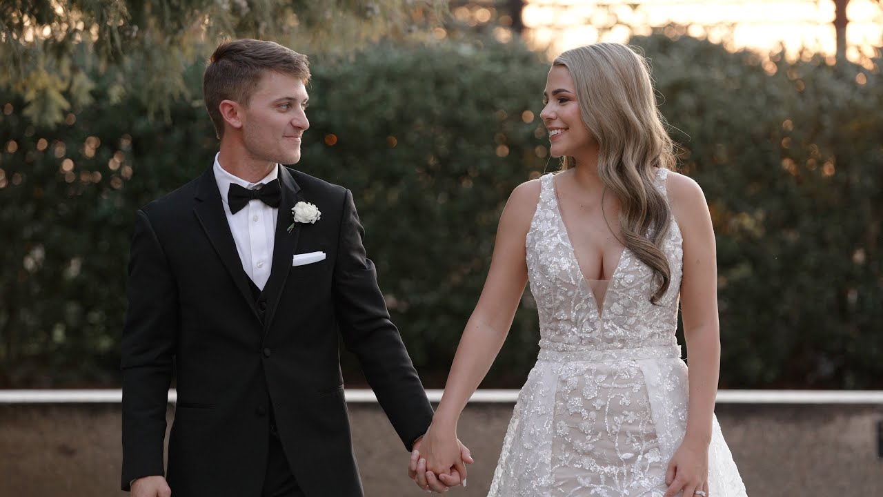 Beautiful Rooftop Wedding 🥂 The Shaw Center for the Arts | Baton Rouge, Louisiana | Cassie + Tyler