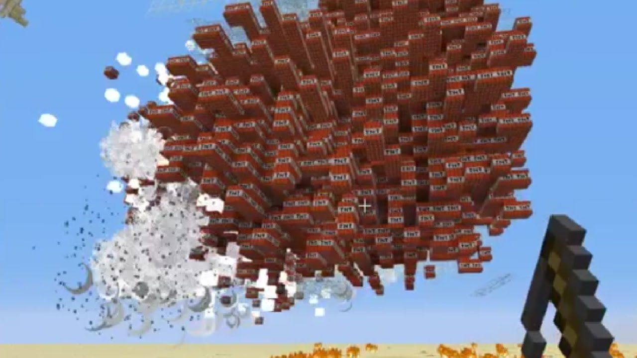 redstone clock 2 Large TNT Fireballs Collision | Livestream Highlight #16 (06/05/17)