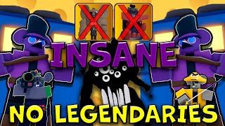 HOW TO BEAT INSANE MODE WITH NO LEGENDARIES | CHEESE TD