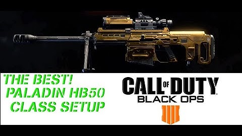 Best Class Setup: PALADIN HB50 | Call of Duty Black Ops 4