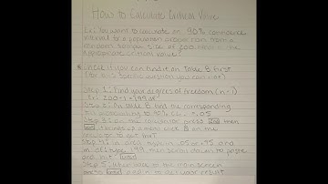 How to Calculate Critical Value on TI-84 Plus CE