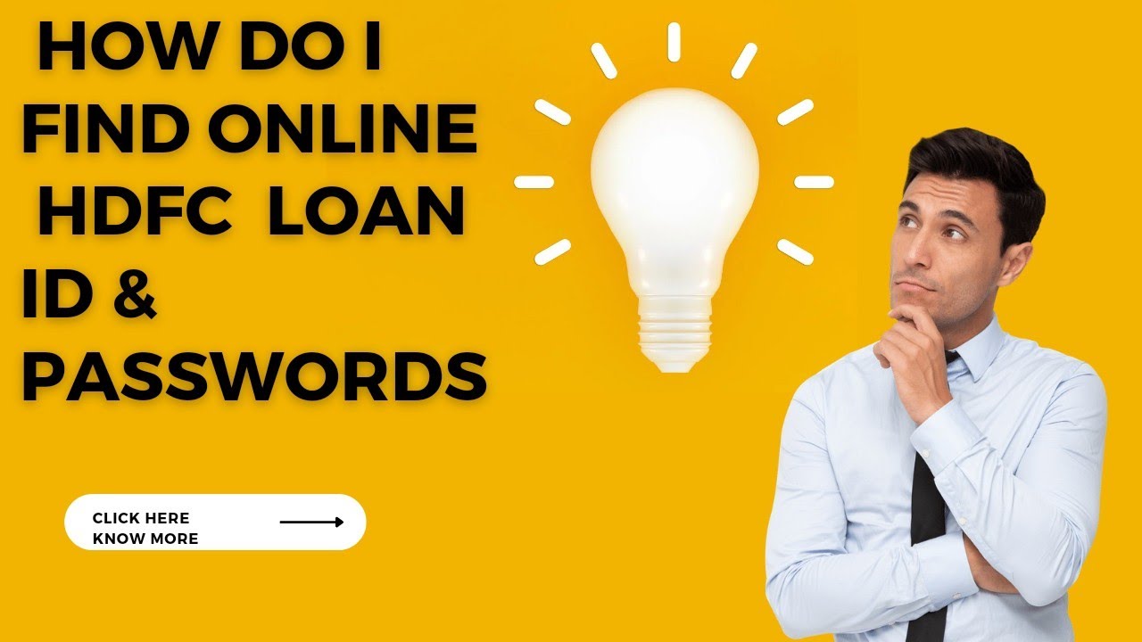 How to Get HDFC Loan Statement online HDFC loan details check HDFC Loan User id कैसे बनाये