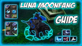Moon Rider | Luna Moonfang Guide |  Как вешать ульт на союзника? Что делает третий спелл?