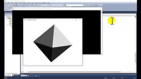 Opengl Tutorial for Beginners for illumination model for octahedron
