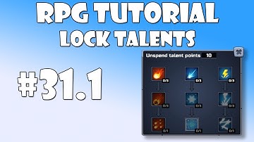 #31.1 Unity RPG Tutorial - Lock talents