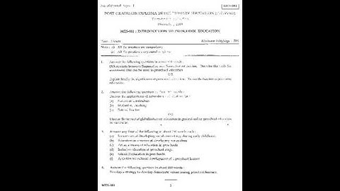 MES 081   IGNOU December 2019 Question