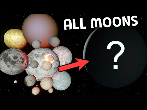 ALL the Biggest Moons Collide — New Planet? | Universe Sandbox