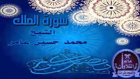 اروع واجمل ما قراء الشيخ محمد حسين عامر سورة الملك