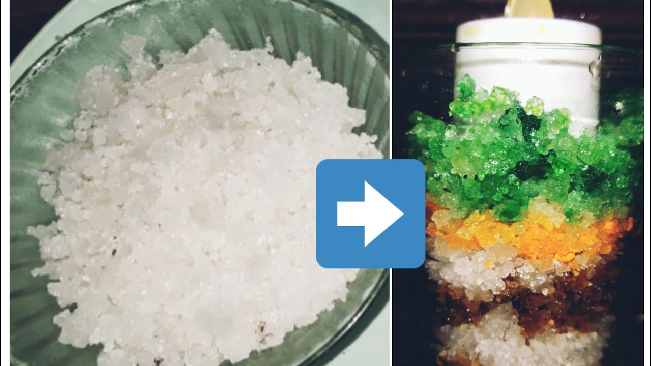 Craft using Rock salt Easy craft Simple craft Best out Of waste
