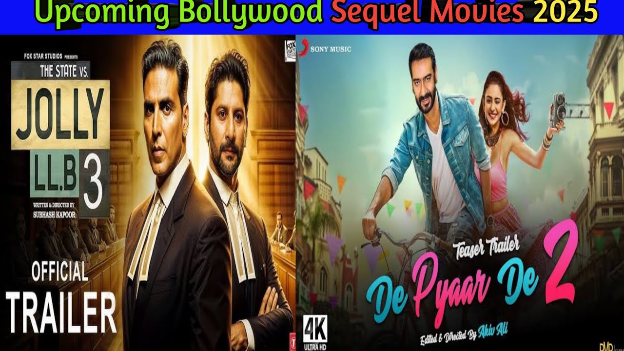 Upcoming Bollywood 10 Movies Sequel 2025 | Bollywood Movies 2025 ...