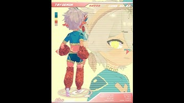 Custom VRoid Outfit for T0YDemon ✨#vroid #3danimation #vroidmodel #vtuber #vtubermodel #commission